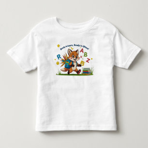 "Redo att lära, redo att lysa!" – Söt förskole- T Shirt