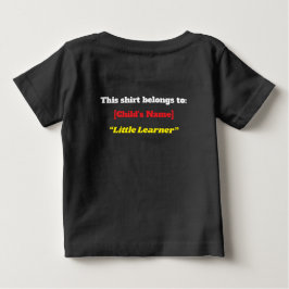 "Redo att lära, redo att lysa!" – Söt förskole- T Shirt