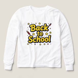 Redo att lära & utforska, tillbaka till skolan t shirt