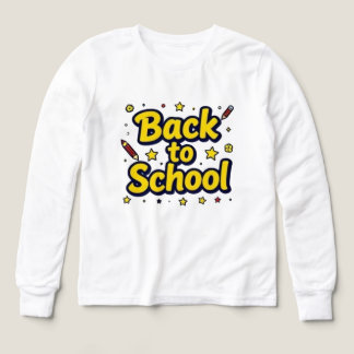 Redo att lära & utforska, tillbaka till skolan t shirt