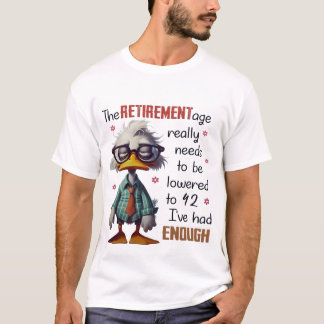 Redo att pensionera sig vid 42 t shirt