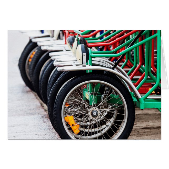 redo att rida hälsningskort (Framsidan Horizontal)