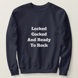 Redo att Rock Basic Herr T-Shirt Lång Ärmad Tröja