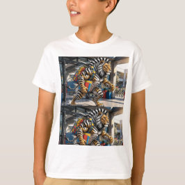 Redo att ryta in i lärande | Tiger-Lejon Skola T Shirt