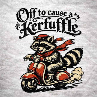Redo att ställa till en röra t shirt