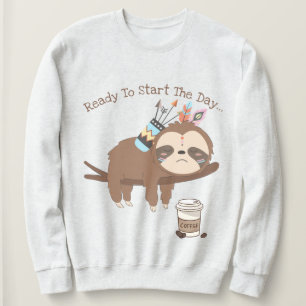 Redo att starta dagen t shirt