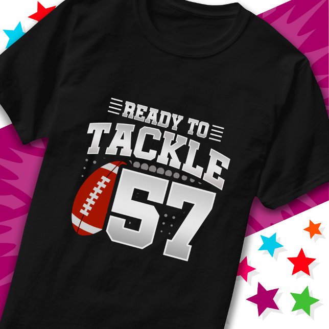 Redo att ta itu med 57-årsdagen för fotboll i Part T Shirt (Skapare uppladdad)