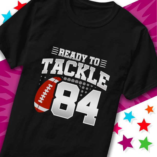 Redo att ta itu med 84-årsdagen för fotboll i Part T Shirt (Skapare uppladdad)