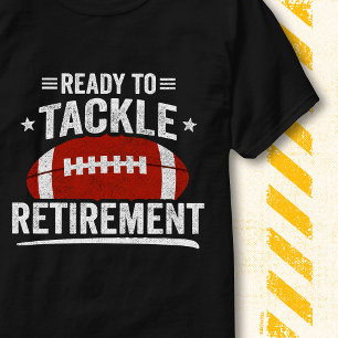 Redo att Tackla Pensionärsfotboll Roligt Pensioner T Shirt