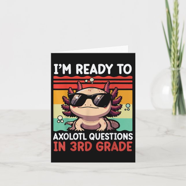 Redo back to school till Axolotl-frågor under punk Kort (Framsida)