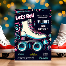 redo coola-pojkar flickor Roller Skating 13:e föde