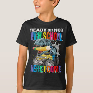 Redo eller ej högskola här i Kom Monster Lastbil T Shirt