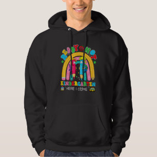 Redo eller inte Förskola tillbaka till skolan regn Hoodie
