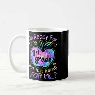 Redo För 1:a Klass Tie Dye Tillbaka Till Skolan He Kaffemugg