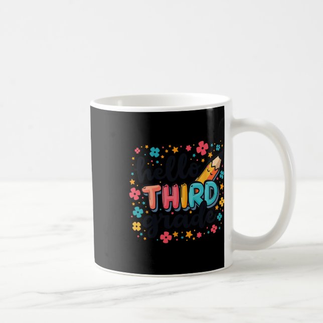 Redo För 3:e Klassens Kläder För Skolstart Kaffemugg (Höger)