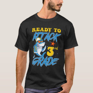 Redo för anfall av Klass-apparat med 3 rutor Back T Shirt