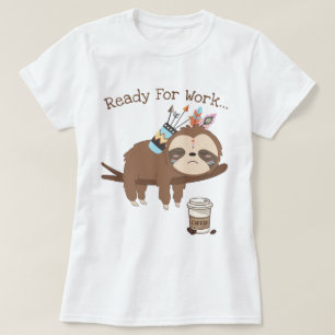 Redo för arbete T-Shirt