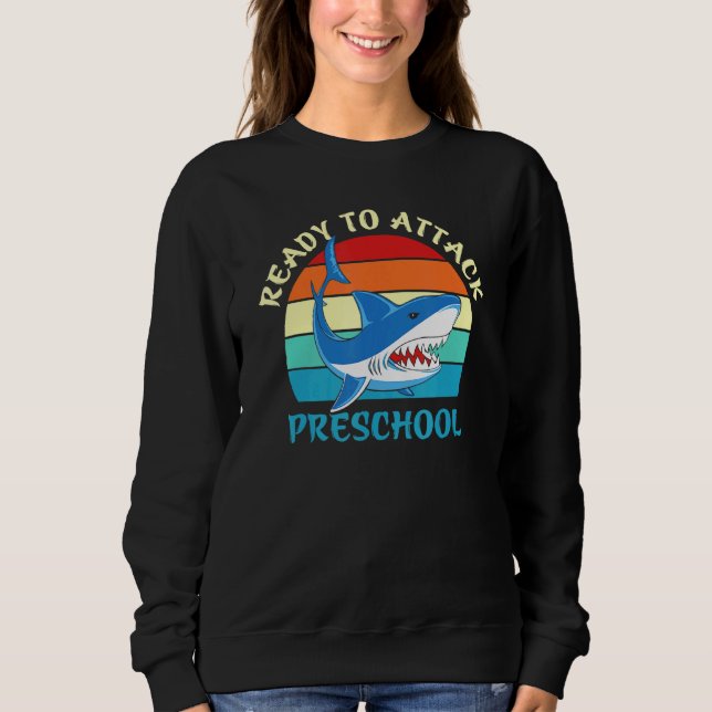 Redo för att angripa förkolshajen t shirt (Framsida)