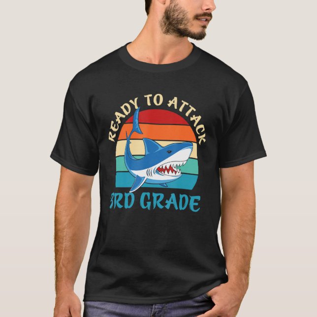 Redo för att angripa tredje Klass-gapet, tredje Kl T Shirt (Framsida)