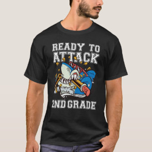 Redo för att attackera andra Klass-ankarhaj tillba T Shirt