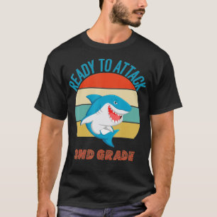 Redo för att attackera andra Klass-Back to school T Shirt