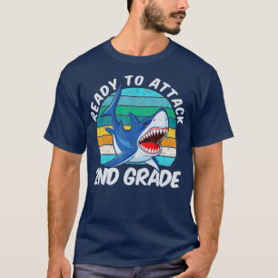 Redo för att attackera andra Klass-Back to school T Shirt