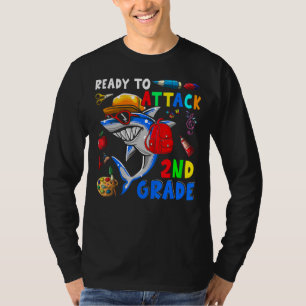 Redo för att attackera andra Klass-hajen Back to s T Shirt