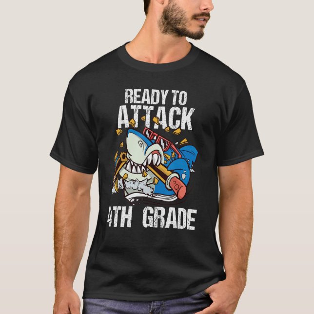 Redo för att attackera den fjärde Klass-dockan til T Shirt (Framsida)