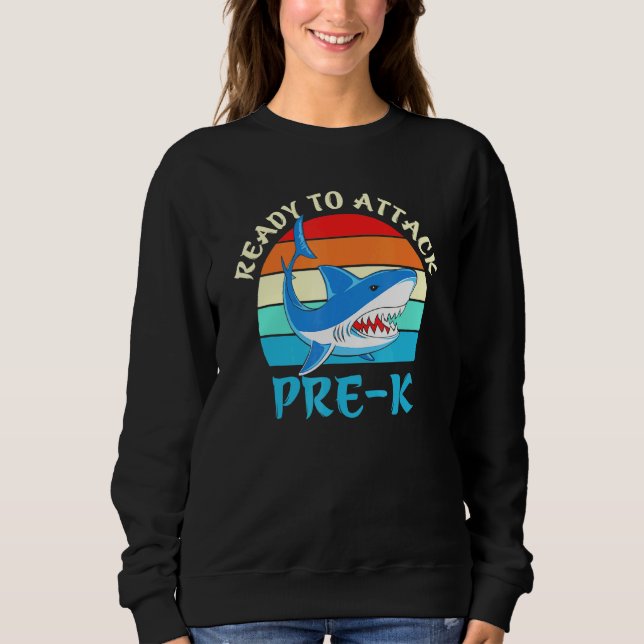 Redo för att attackera förK-haj T Shirt (Framsida)