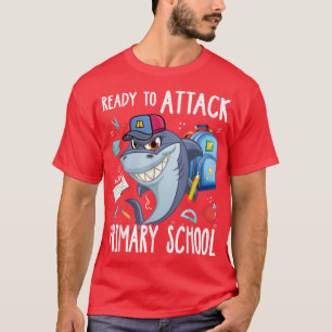 Redo för att attackera grundskolan Första skoldage T Shirt