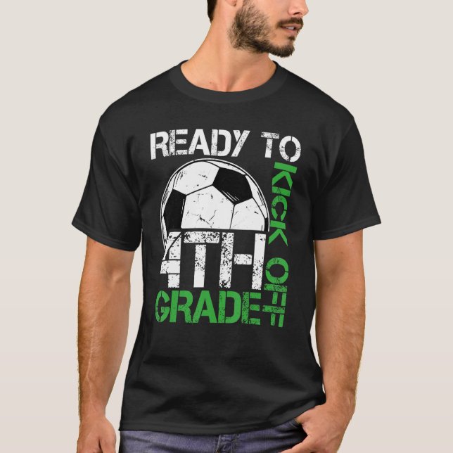 Redo för att avskeda 4:e Klass-barnläraren första  T Shirt (Framsida)
