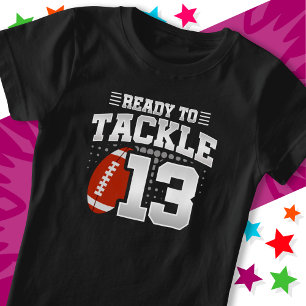 Redo för att bekämpa 13 fotbollsdagar i Party 13:e T Shirt