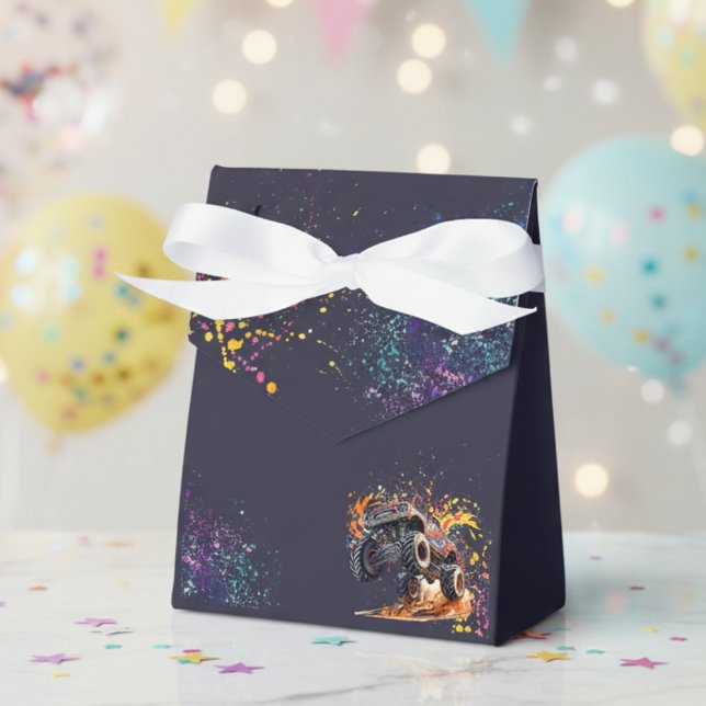 Redo för att krascha lastbil mörk födelsedag presentaskar (Skapare uppladdad)