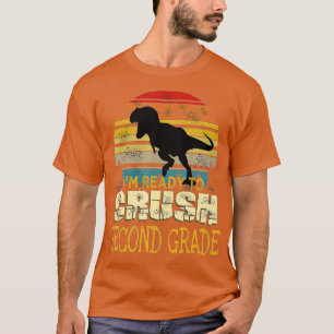 Redo för att krossa andra Klass-dinosaurier tillba T Shirt