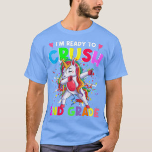 Redo för att krossa andra Klass-majsen Back to sch T Shirt