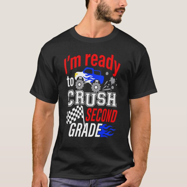 Redo för att krossa andra Klassen andra Monster La T Shirt (Framsida)