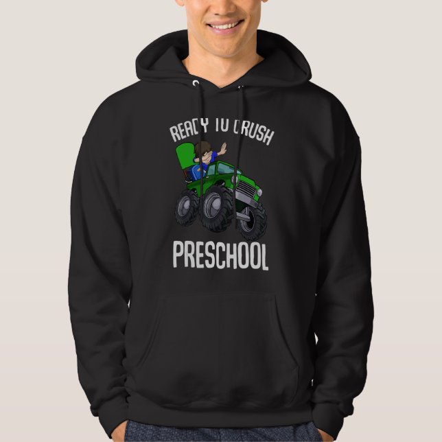 Redo för att krossa Coolan Back to school före sko Hoodie (Framsida)