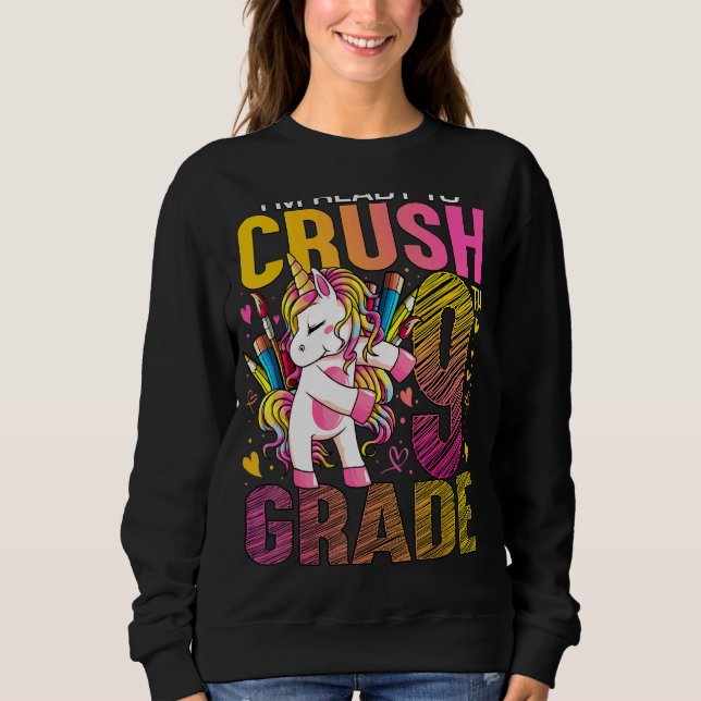 Redo för att krossa det nionde Unic Klass Back to  T Shirt (Framsida)