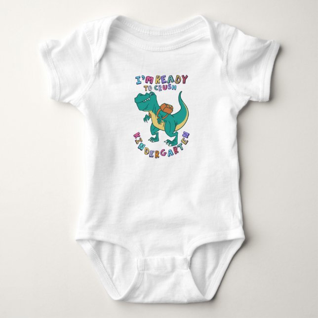 Redo för att krossa förskoleklass t shirt (Framsida)