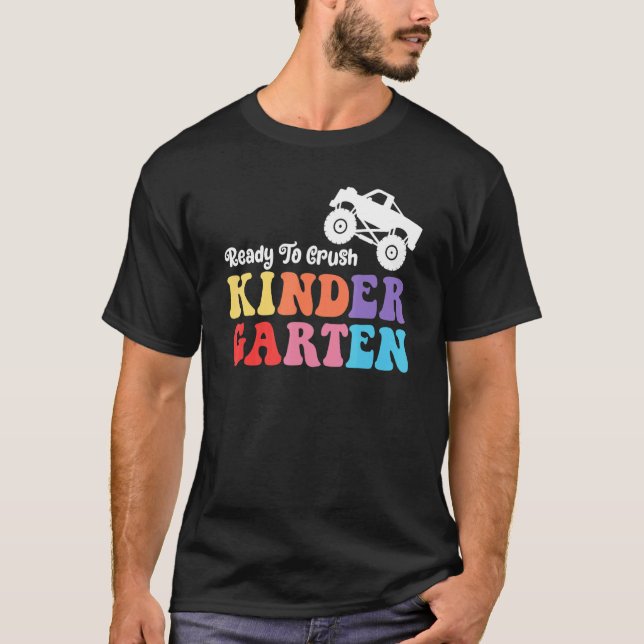 Redo för att krossa Kindergarten T Shirt (Framsida)