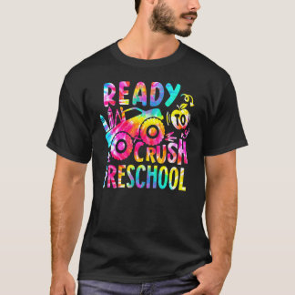 Redo för att krossa Lastbil Boys Kids tillbaka til T Shirt