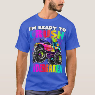 Redo för att krossa Monster Lastbil Kindergarten t Shirt