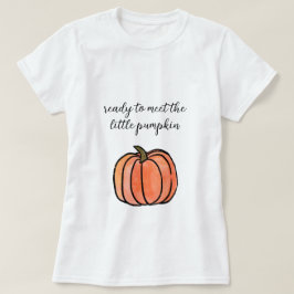 Redo för att möta den lilla babysknappen t shirt