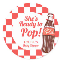 Redo För Att Poppa Läsk Cola Baby Shower Förmån