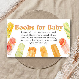 Redo för att Poppa Pinnstångs Baby Baby Shower Böc Tilläggskort