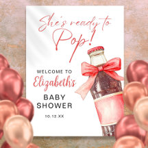 Redo För Att Spränga Sodavattenflaska Baby Shower