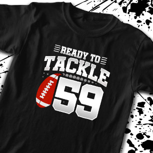 Redo för att ta itu med 59-barnens fotbollsspelare t shirt