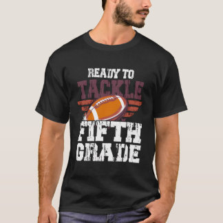 Redo för att ta itu med den femte Klass-fotbollen T Shirt