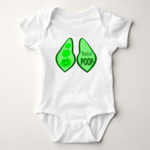Redo för Bajs Baby Grön Ärt T Shirt