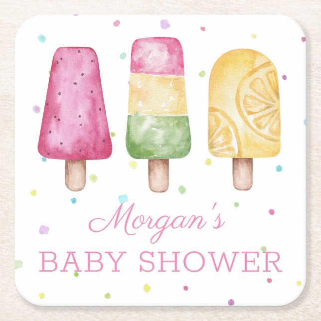 Redo för barn till barndagskläder underlägg papper kvadrat (Framsidan)